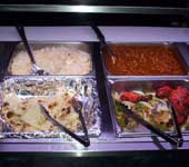 Indian Buffet - Rice and Naan