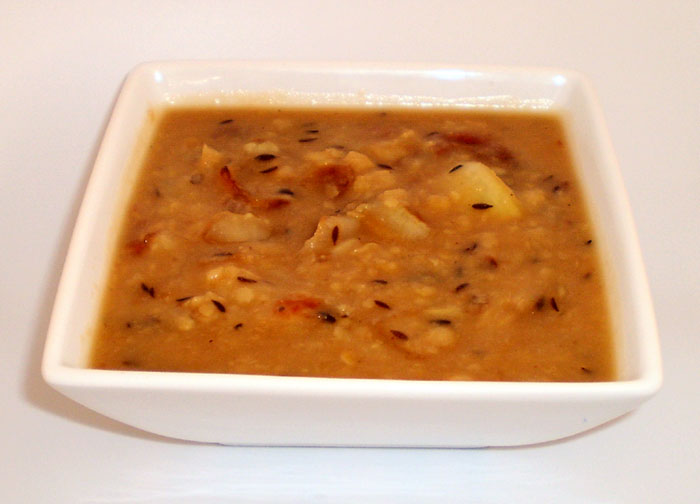 Toor Dal Cooked